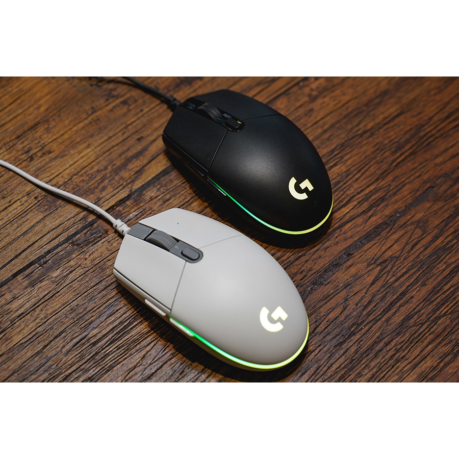 Chuột Gaming, Chuột chơi game Logitech G102 Led RGB Gaming 8000DPI, Nhạy bền đẹp