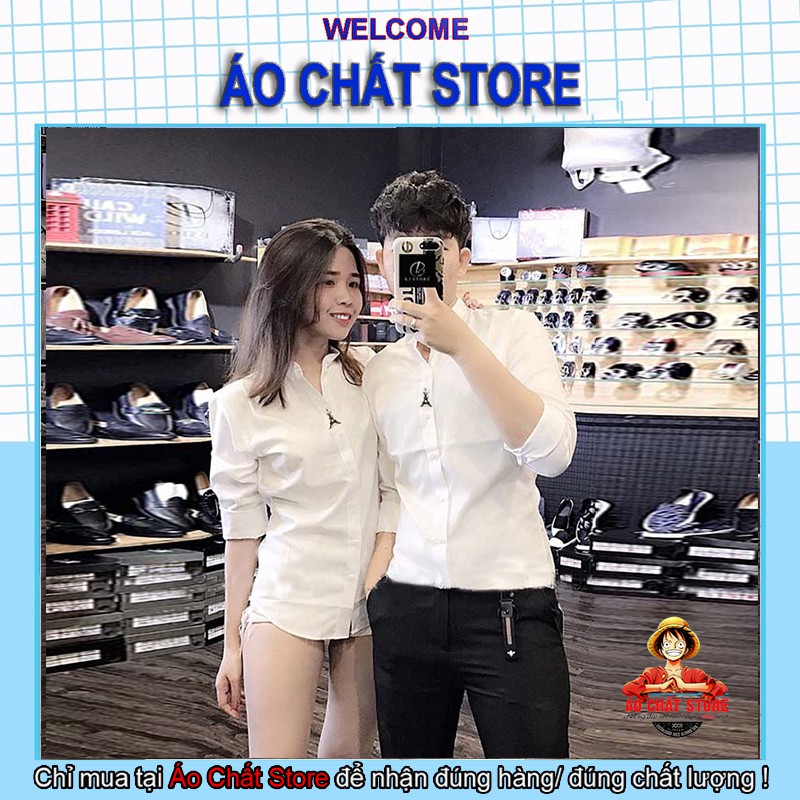 (HOT) BST Áo sơ mi đôi họa tiết cao cấp | sơ mi cặp nam nữ đẹp (giá 1 áo) | Áo Chất Store