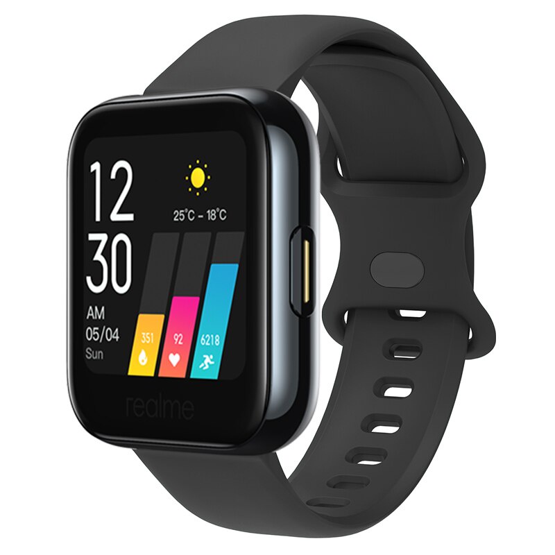 Dây Đeo Silicon 20mm Thay Thế Cho Đồng Hồ Realme