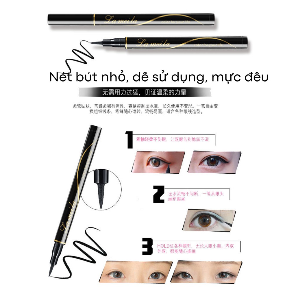 Bút Kẻ Mắt Nước Lameila Lâu Trôi Chống Nước Không Lem Waterproof Liquid Eyeliner Pen - KOCODA | BigBuy360 - bigbuy360.vn