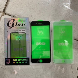 Kính cường lực 20D iPhone 7 plus/ 8 plus- full toàn màn hình