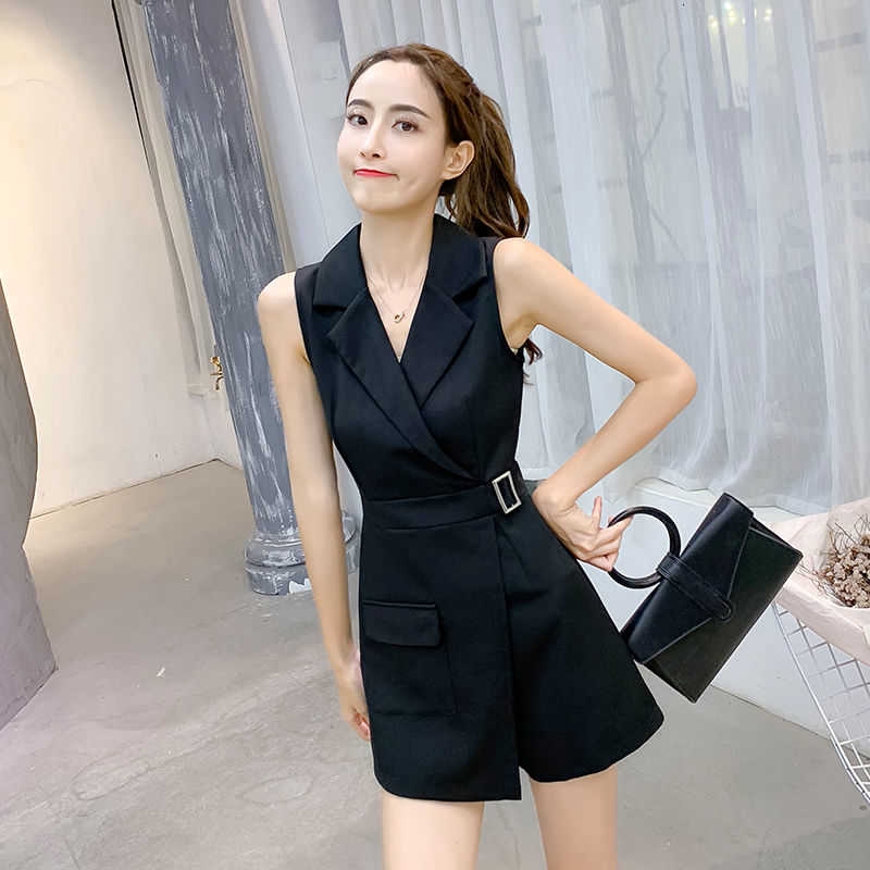 Bộ Jumpsuit Sát Nách Thời Trang Công Sở Thanh Lịch Cho Nữ