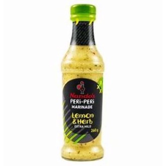 Sốt Ướp Vị Chanh Và Thảo Mộc Nandos Peri-Peri Marinade Lemond & Herb Extra Mild Nando’S 270g