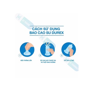 [CHÍNH HÃNG]Bao cao su Durex Invisible Extra Thin Extra Sensitive 3 bao