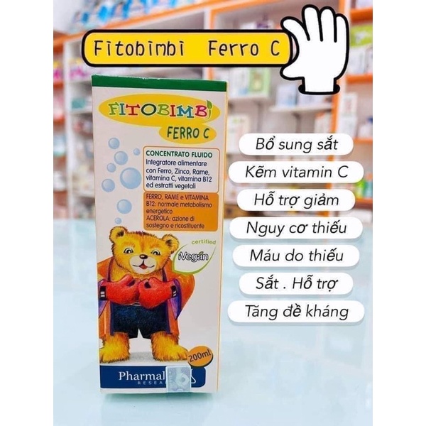 Fitobimbi Calci Bổ Sung Canxi, Vitamin D Giúp Bé Hấp Thu Phát Triển Chiều Cao