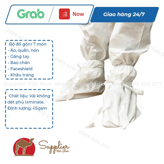 BỘ ĐỒ BẢO HỘ CHUẨN Y TẾ 4 MÓN PHÒNG DỊCH NGƯỜI LỚN VÀ TRẺ EM
