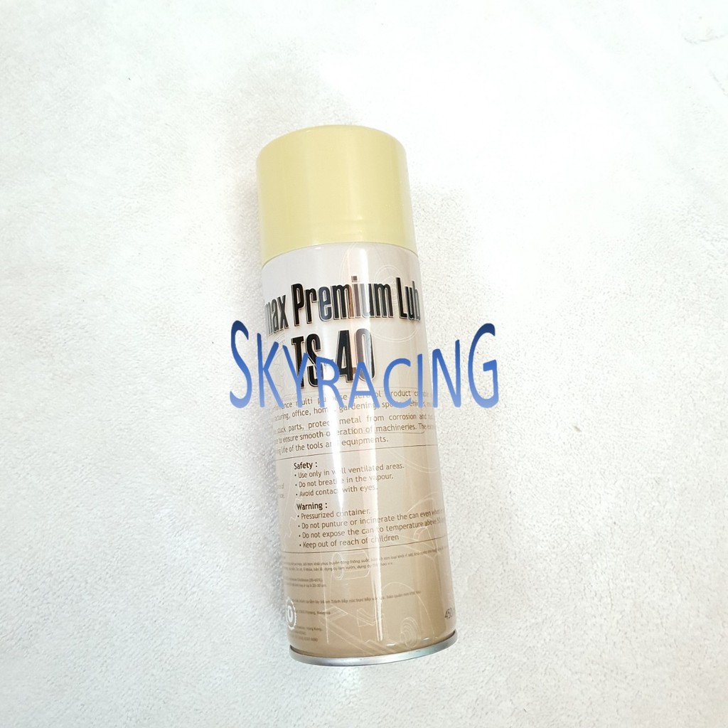 Chai xịt sên bảo vệ sên, bôi trơn đa năng TS40