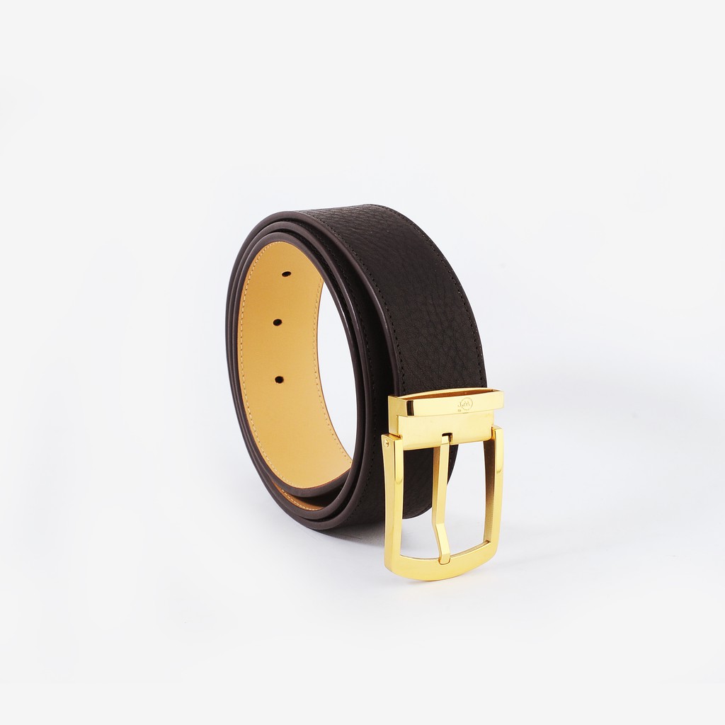 Thắt Lưng Nam Da Bò Cao Cấp Mặt Khóa Thép Không Gỉ WT Leather 147816 -  bản 3.8