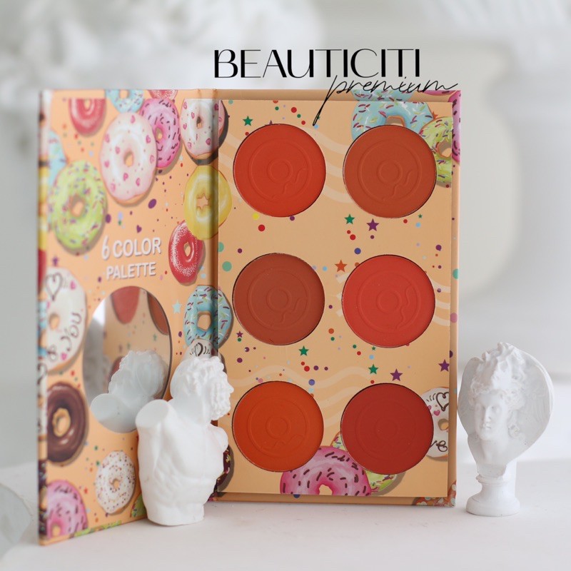 BẢNG PHẤN MÁ HỒNG LÌ THÁI SWEET DONUS HASAYA GIRL 6 Ô | BigBuy360 - bigbuy360.vn