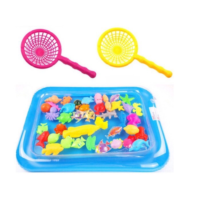 Đồ Chơi Câu Cá tặng Kèm Bể Phao - Đồ chơi câu cá trẻ em - Smart Baby