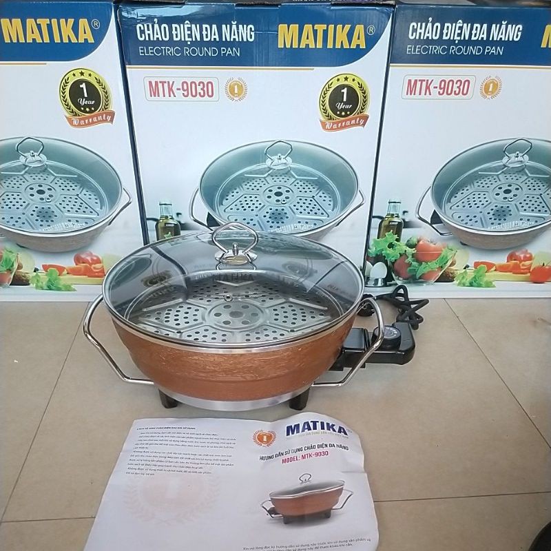 [Mã ELHADEV giảm 4% đơn 300K] Chảo Điện Đa Năng MaTiKa ( Fujika) MTK-9030 5.0 lít