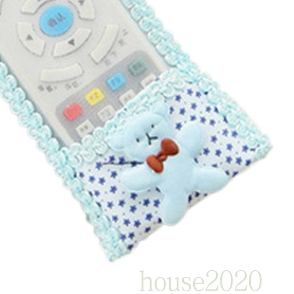 [HOUSE2020] Vỏ bọc điều khiển từ xa bằng vải ren thiết kế hình gấu nhỏ size S/M/L