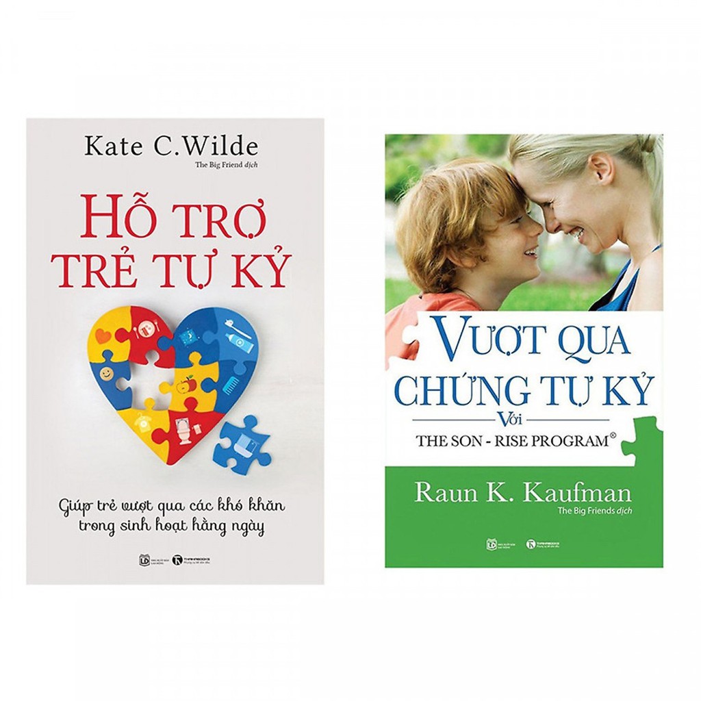 SÁCH - Combo Vượt Qua Chứng Tự Kỷ Với The Son - Rise Program + Hỗ Trợ Trẻ Tự Kỷ (Tặng kèm bookmark GIGA)