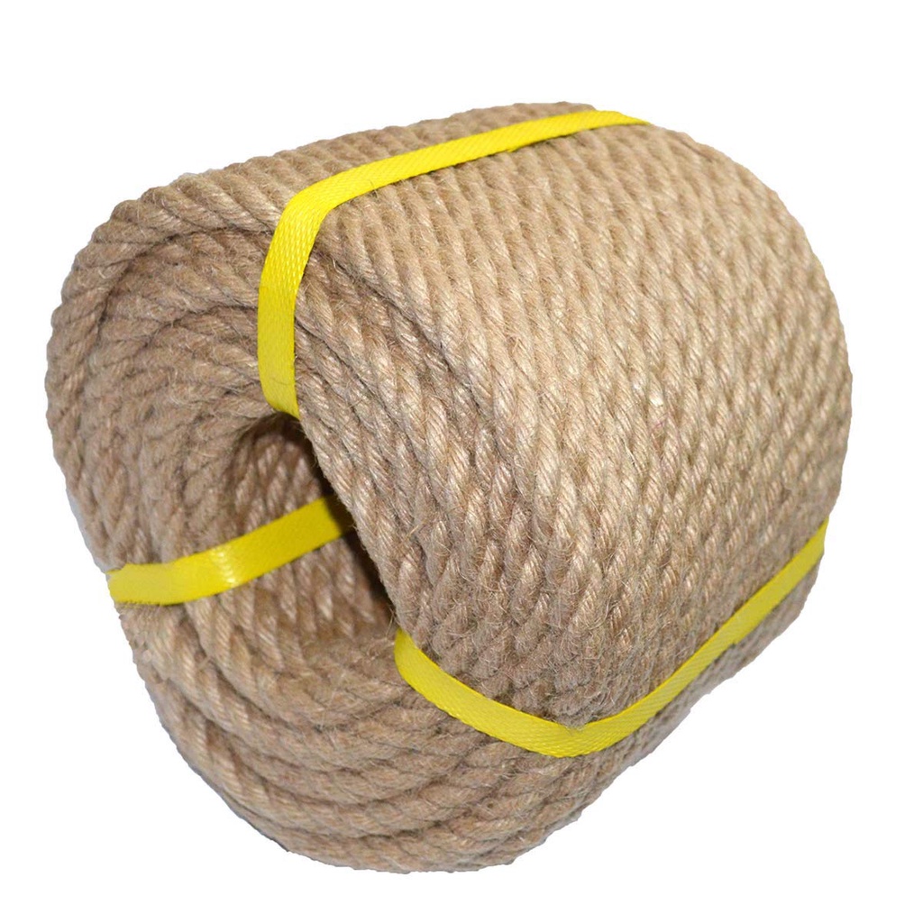 [RẺ NHẤT] Size 14mm - cuộn 20 mét dây thừng trang trí, dây đay, day cói làm đồ handmade, thủ công, xích đu, thừng kéo co