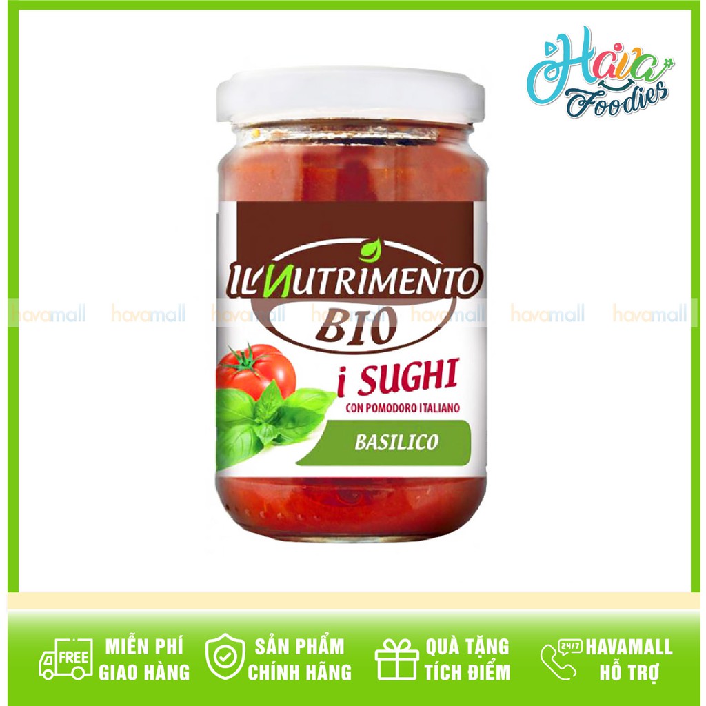 [HÀNG CHÍNH HÃNG] Sốt Cà Chua Rau Quế Hữu Cơ Probios 280gr - Organic Tomato &amp; Basil Sauce