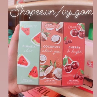 Set son Colourpop lippie tint