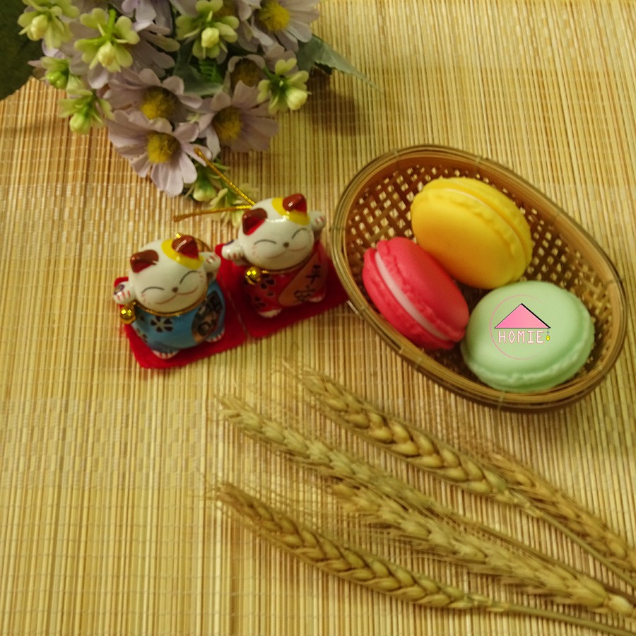 [Phụ kiện trang trí] Rổ tre oval mini trang trí đa năng
