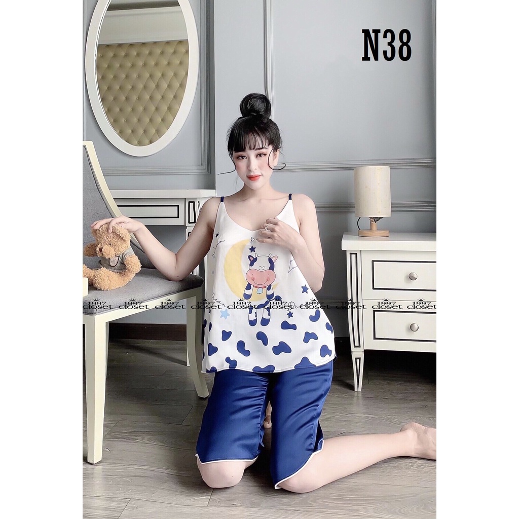Set Bộ 2 Dây Bò Sữa Quần Lửng N38 - 1997Closet | BigBuy360 - bigbuy360.vn