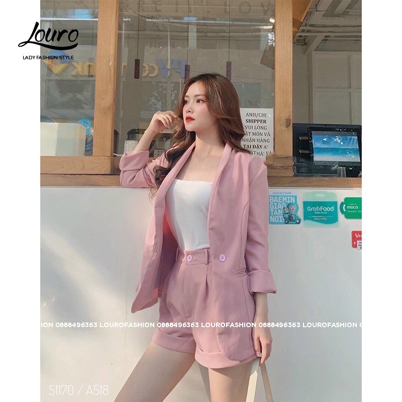 Set bộ blazer nữ 3 chi tiết💟FREESHIP💟set  vest nữ gồm gồm Áo vest blazer+áo thun+quần short, vest công sở -L037