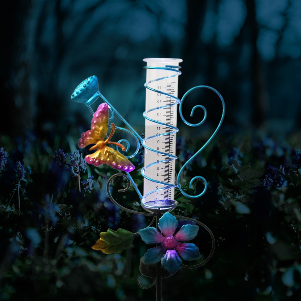 Đồng Hồ Kim Loại Sử Dụng Năng Lượng Mặt Trời Trang Trí Sân Vườn