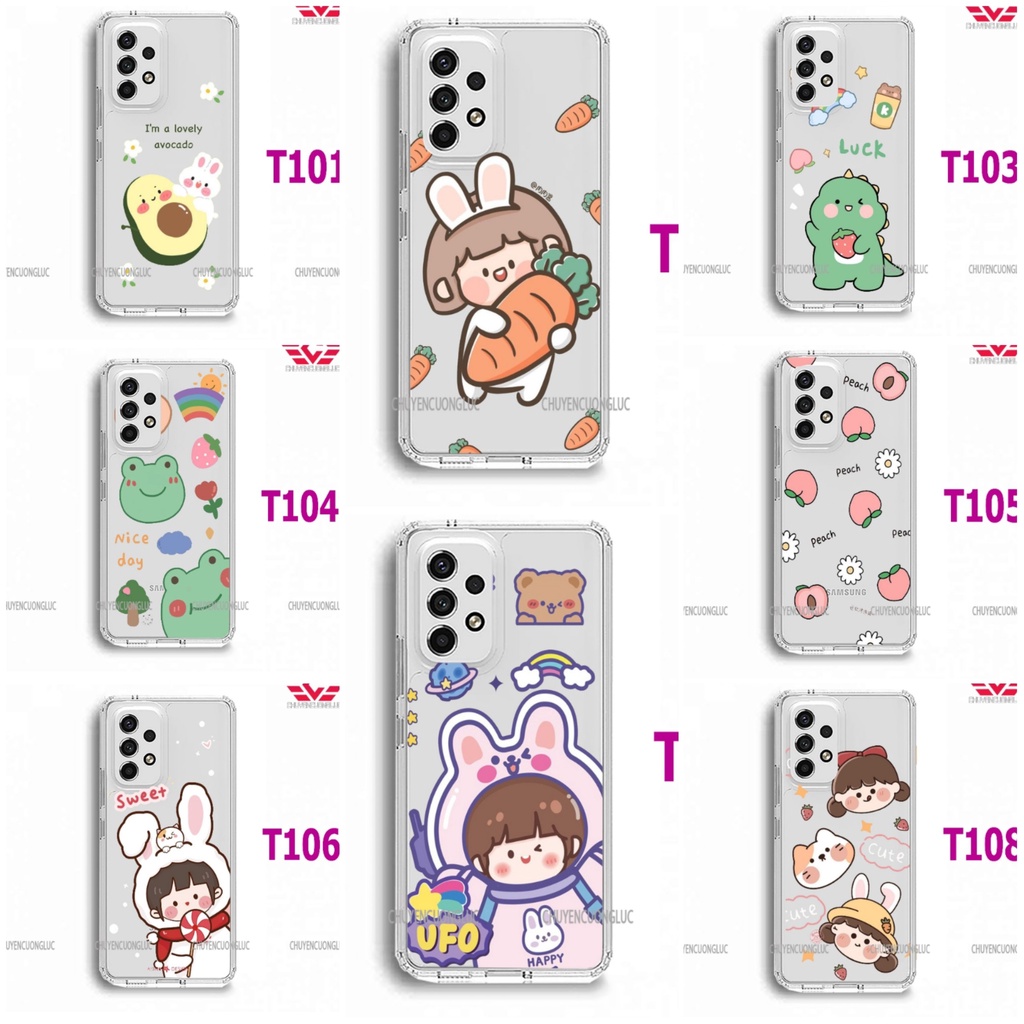 Ốp lưng samsung A21s, A50, A13, A33, A53, A12 trong suốt in hình cực đẹp T10