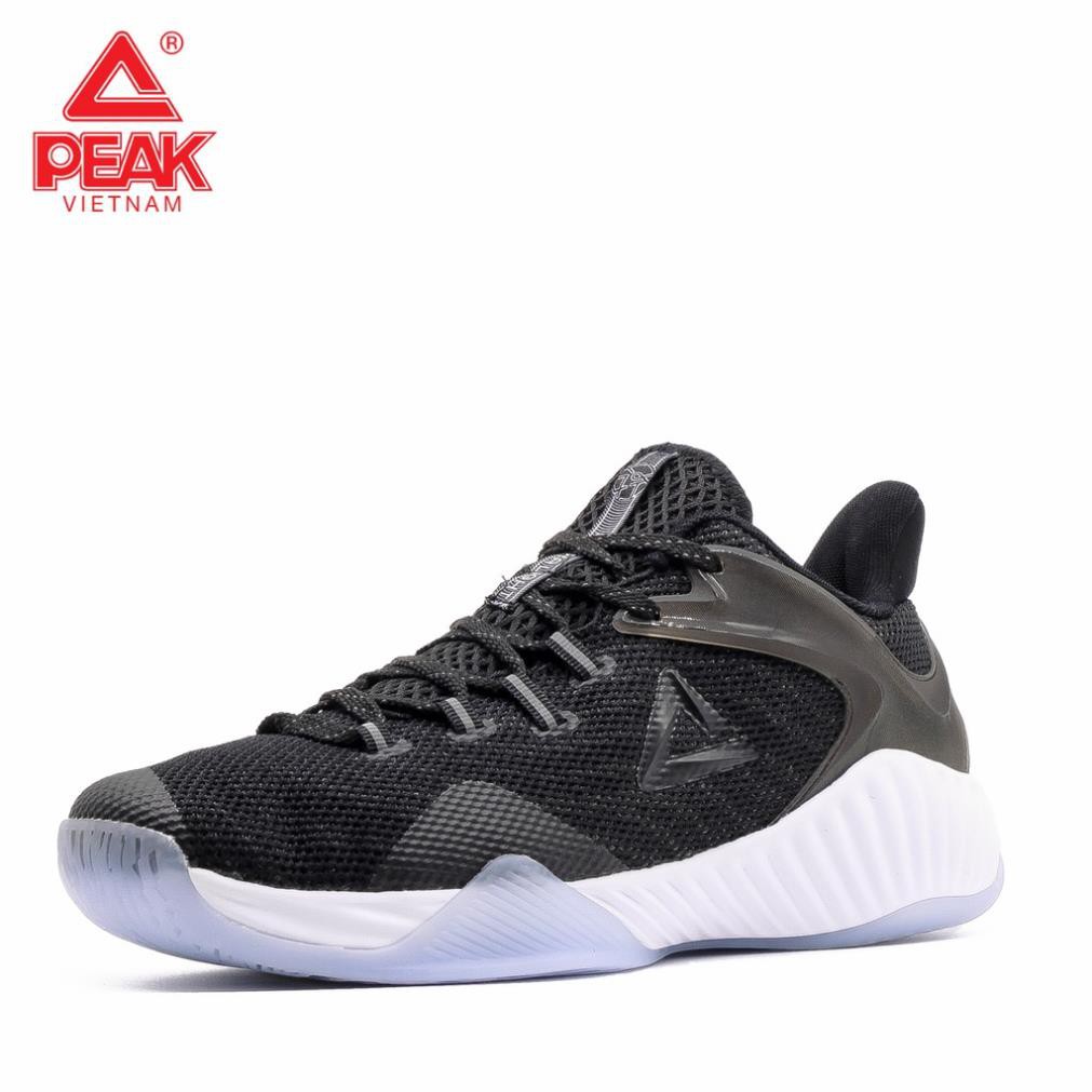 SALE 𝐑Ẻ 𝐍𝐇Ấ𝐓 SALE GIÁ GỐC Giày bóng rổ PEAK Basketball Ultra Light STA E92041A – Đen Trắng Xịn Xò New . . 2020 2020 "