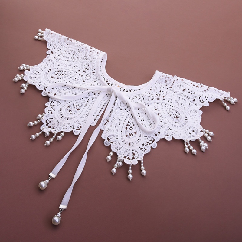 Vòng Cổ Tua Rua Đính Ngọc Trai Giả Phong Cách Vintage