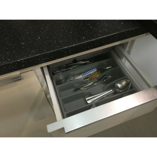 Khay chia thìa dĩa dụng cụ bếp IKEA Smacker 31 x 26 x 4 cm