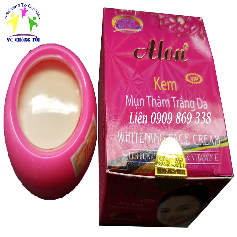 [Hàng Chất Lượng] Kem Alon Mụn Thâm Trắng Da VIP 5g