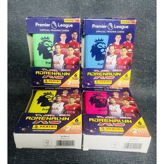 Hộp thẻ loại nhỏ mini tin panini adrenalyn premier league mùa 20/21