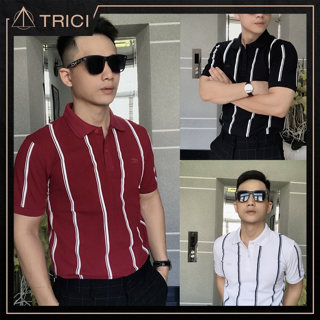 Áo polo nam Lacoste cotton 100% 4 chiều hàng vnxk xuất dư Verson 2021 | BigBuy360 - bigbuy360.vn