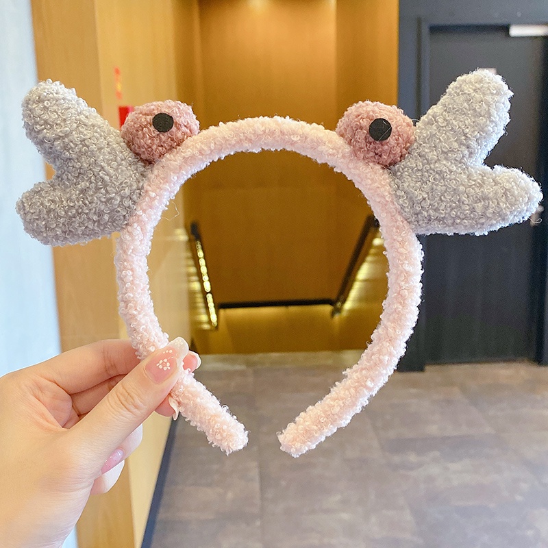 Băng đô lông nhung chống trượt kiểu dáng dễ thương xinh xắn dành cho nữ