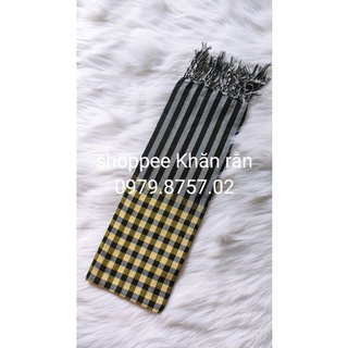 Khăn rằn nam bộ ( vàng đen) 60x165cm