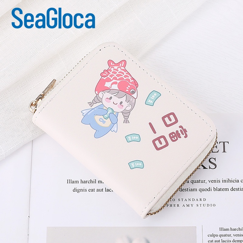 Ví đựng thẻ Seagloca dễ thương phong cách Hàn Quốc