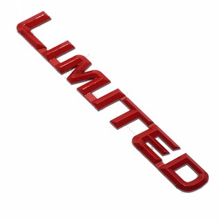 Decal chữ kim loại limited, chi tiết nhỏ, khẳng định đẳng cấp xe bạn