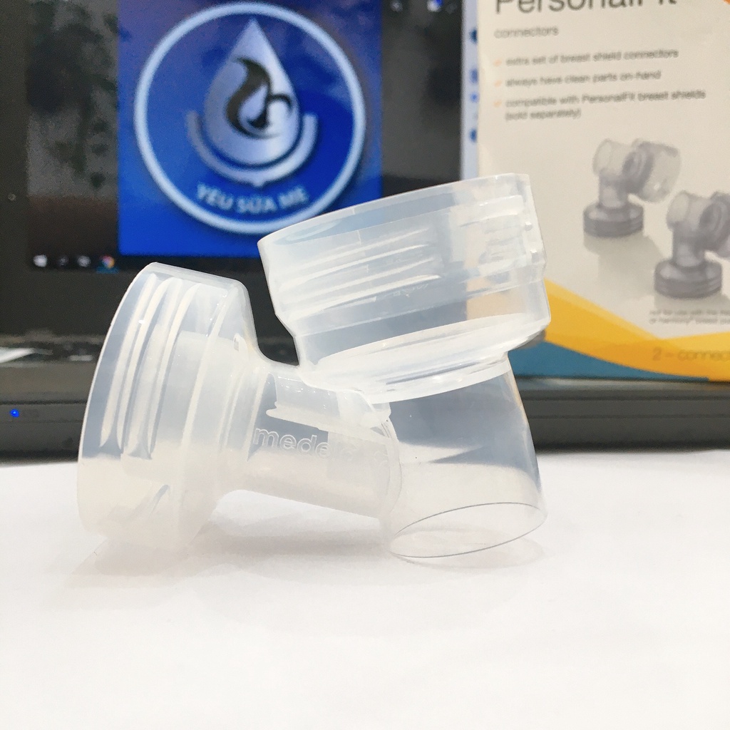 Set 2 cổ nối máy hút sữa Me_dela pump chính hãng - Phụ kiện hút sữa