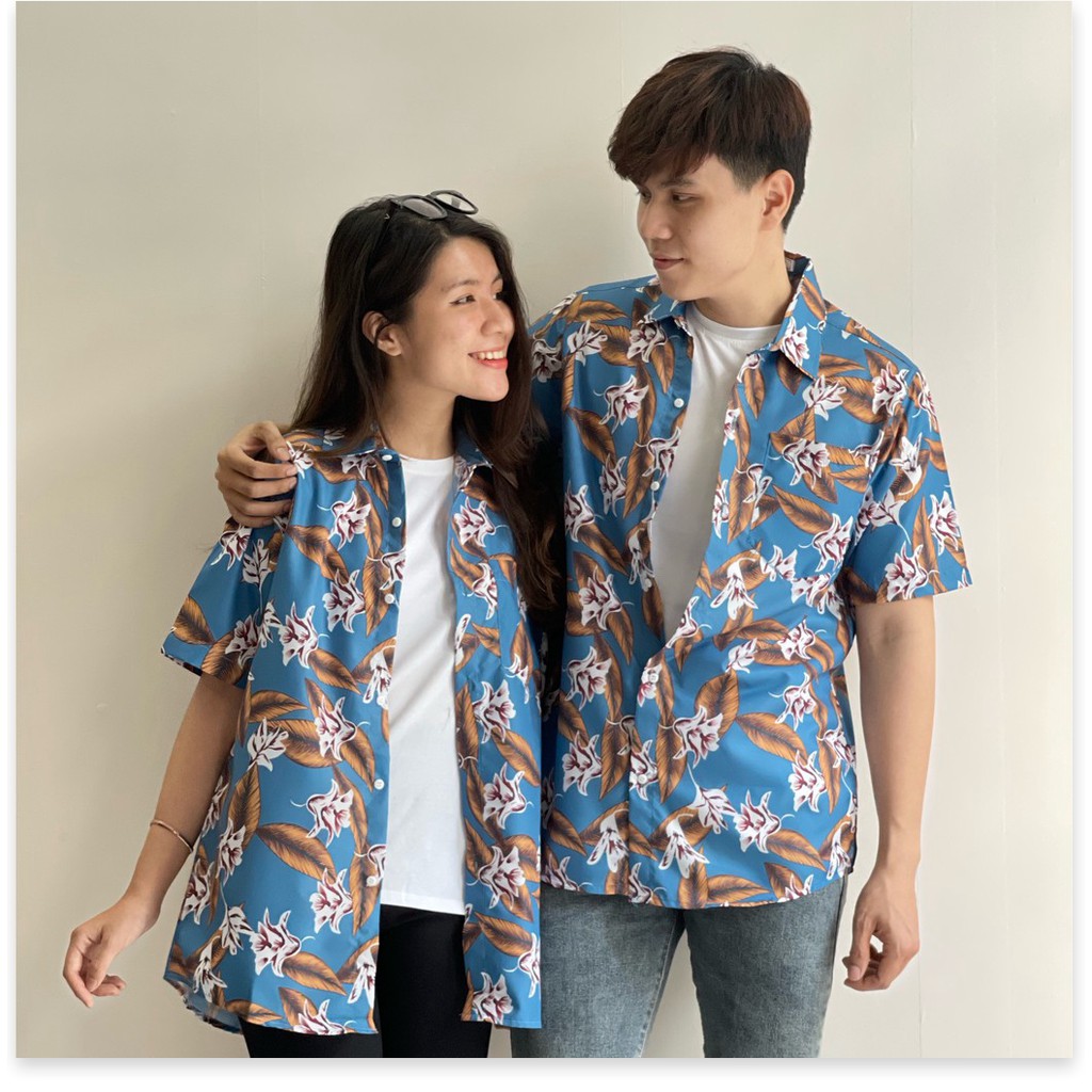 ÁO SƠ MI NAM NỮ,THIẾT KẾ HỌA TIẾT SIÊU NGẦU,CHẤT LIỆU VÃI THOÁNG MÁT KHÁNH AN STORE