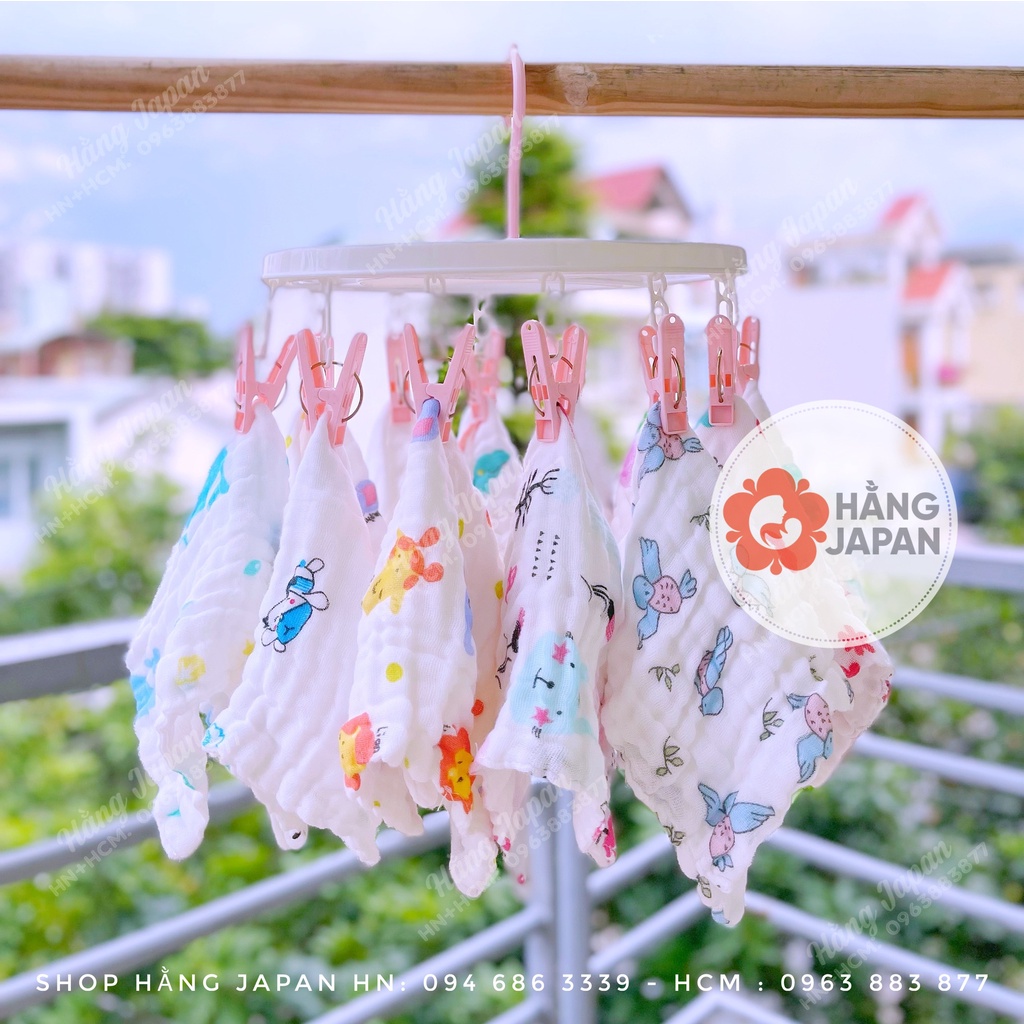 Set 5 cái khăn sữa Babybee cho bé sơ sinh - Được chiết xuất từ sợi tre mềm mại. siêu thấm