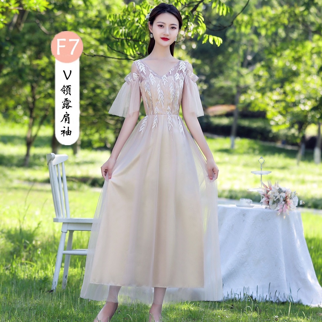 Đầm phù dâu ôm dáng thiết kế mới nhiều kiểu tùy chọn thời trang