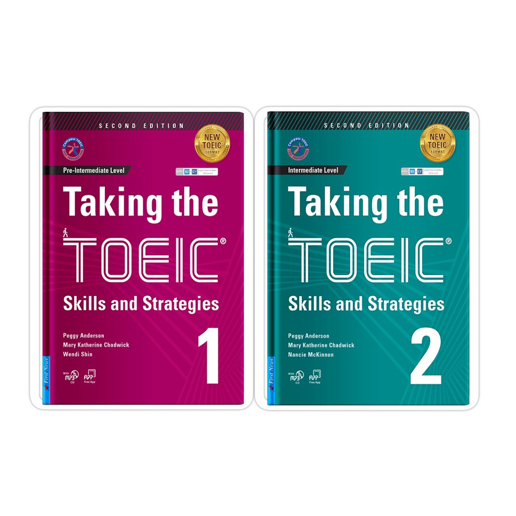 Sách - Combo Taking the TOEIC 1 + Taking the TOEIC 2 - FirstNews Tặng Kèm Bookmark