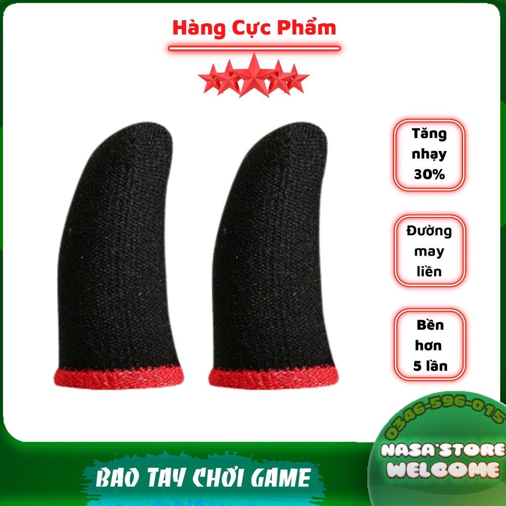 Bao tay chơi game cảm ứng chống mồ hôi tay cho điện thoại , máy tính bảng