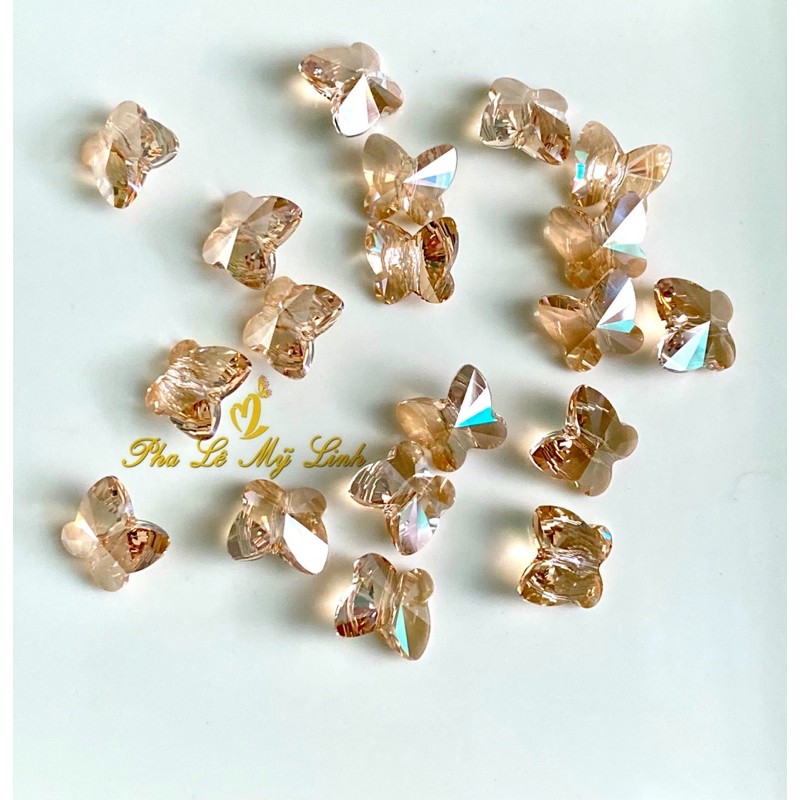 5 viên pha lê Swarovski Butterfly 8ly và 10ly
