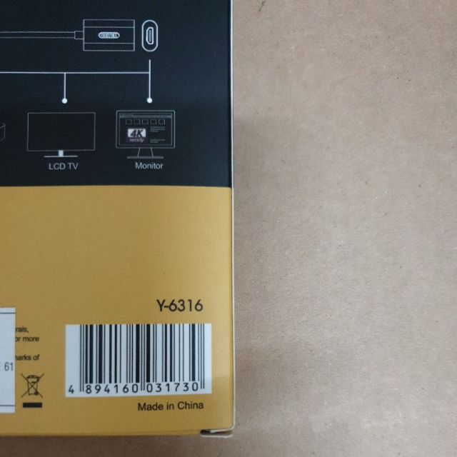 Usb3.1 Type-C to HDMI 4K Unitek Y-6316