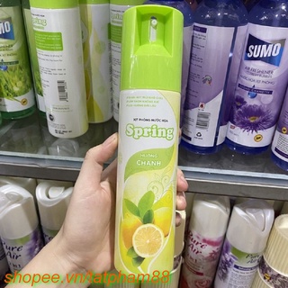 Xịt Phòng Spring hương chanh 250ml