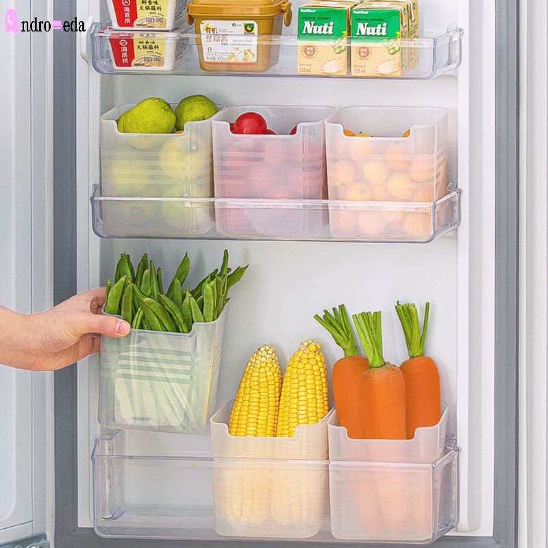 Hộp Đựng Thực Phẩm Có Cửa Tủ Lạnh Tiện Lợi Dành Cho Nhà Bếp