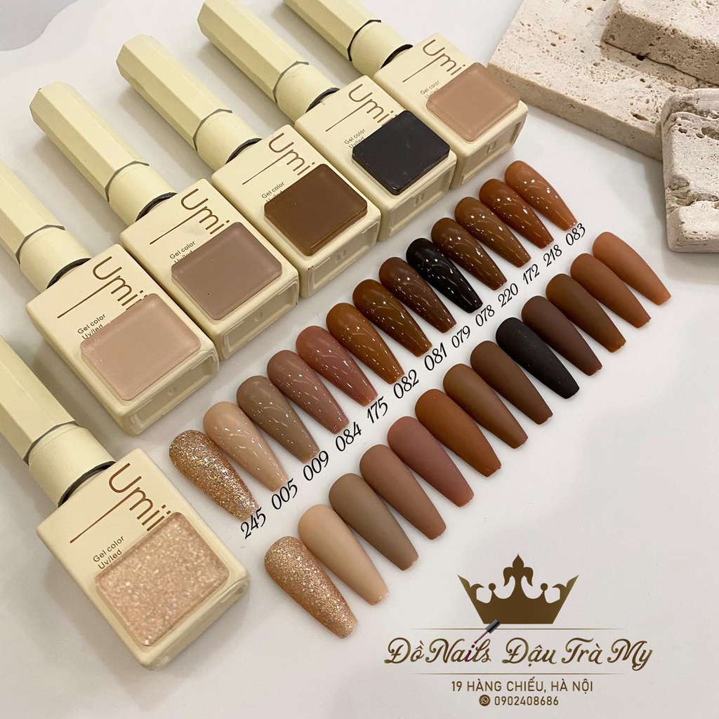 Sơn Umii 246 màu - Bảng lẻ màu 02