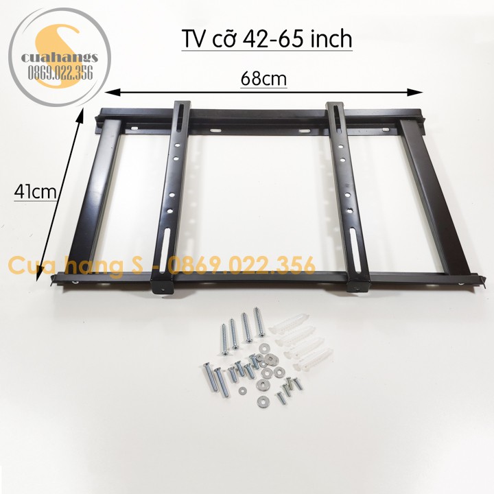 Giá treo Tivi gắn tường đa năng kích thước 19 - 65 inch - loại dày