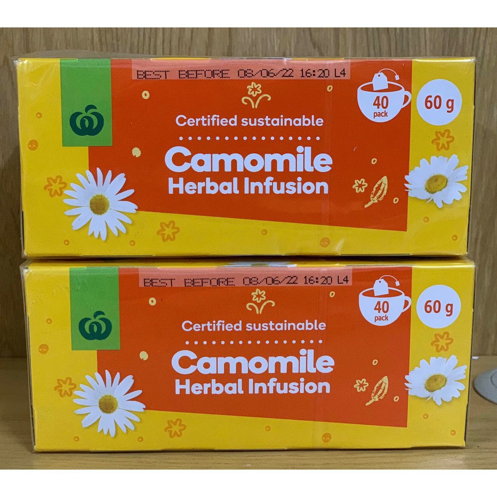 Trà hoa cúc Woolworths  Camomile Herbal Infusion - 40 gói