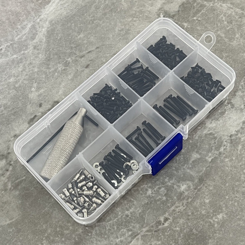 Bộ Ốc Vít Đầu Bi Xoay Kèm Hộp Đựng Cho Wltoys 284131 Phụ Kiện Cho Xe Hơi Điều Khiển Từ Xa K969 K979 K989 K999 P929 1 / 28