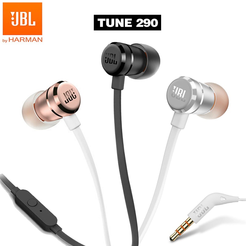 Tai nghe nhét tai JBL TUNE 290 3.5mm T290 có micro 1 nút điều khiển